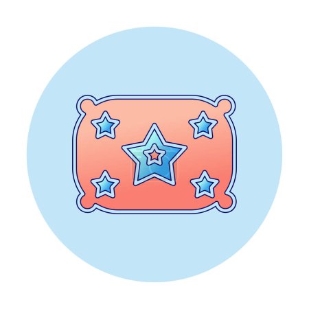 Illustration for Pillow icon, vector illustration simple design - Royalty Free Image