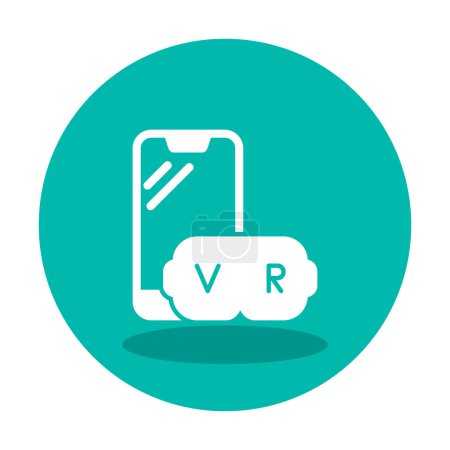 Illustration for Virtual Reality icon vector illustration - Royalty Free Image