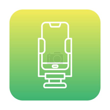 Téléchargez les illustrations : Icône vectorielle Smartphone Stand, illustration vectorielle simple - en licence libre de droit