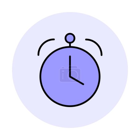 Illustration for Clock, timer icon vector illustration - Royalty Free Image