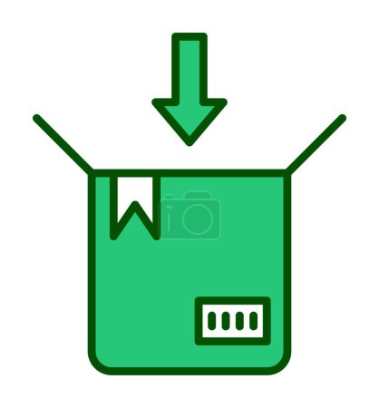 Illustration for Package icon vector illustration - Royalty Free Image