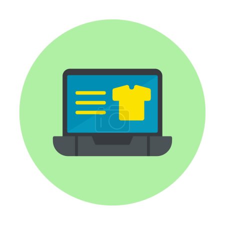 Online shopping icon for your project