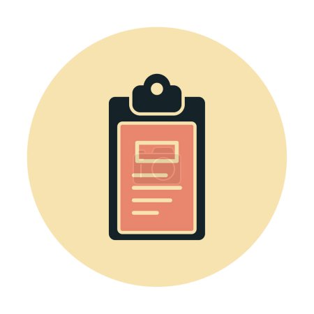 Ilustración de Portapapeles icono, vector ilustración diseño simple - Imagen libre de derechos