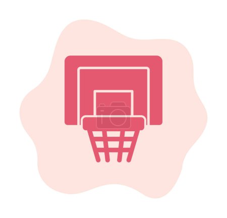Téléchargez les illustrations : Basketball Hoop. Conception simple - en licence libre de droit