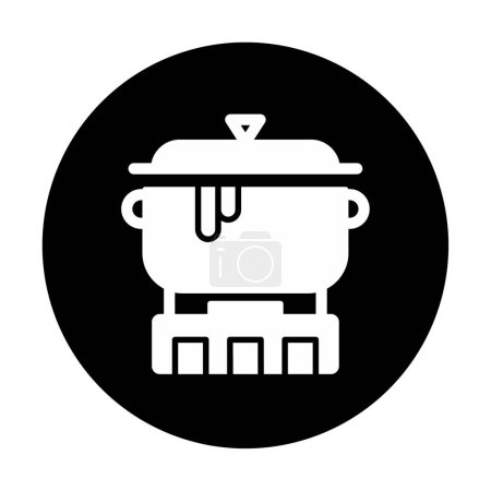Illustration for Cooking pot vector illustration - Royalty Free Image