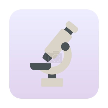 Illustration for Microscope. web icon simple illustration - Royalty Free Image