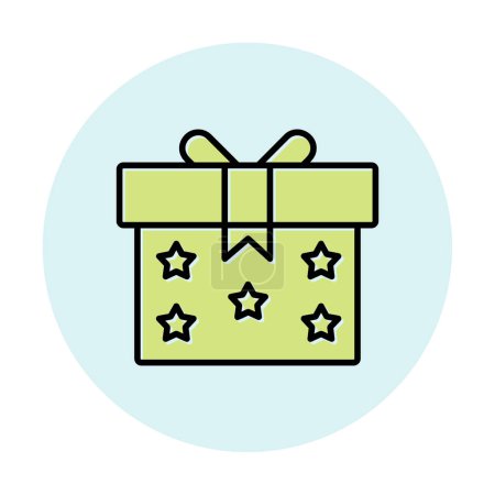 Illustration for Gift box icon. vector illustration - Royalty Free Image