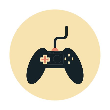 Illustration for Simple gamepad icon, colorful controller icon. Vector illustration - Royalty Free Image