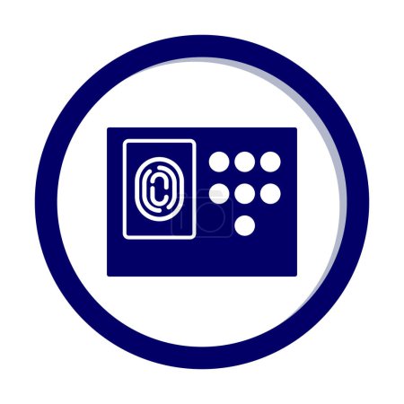 Ilustración de Sistema de seguridad icono vector ilustración - Imagen libre de derechos