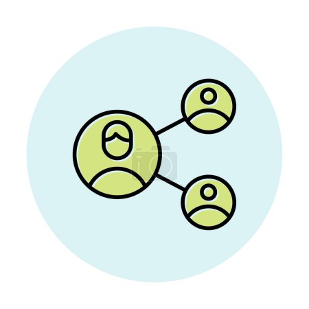 Ilustración de Icono de red vector ilustración - Imagen libre de derechos