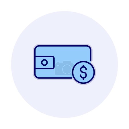Téléchargez les photos : Wallet icon, vector illustration simple design - en image libre de droit