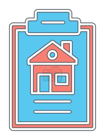 Illustration for Vector illustration of House Preview modern icon - Royalty Free Image