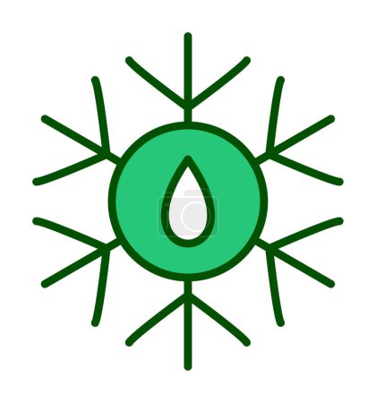 Ilustración de Descongelar icono vector ilustración - Imagen libre de derechos