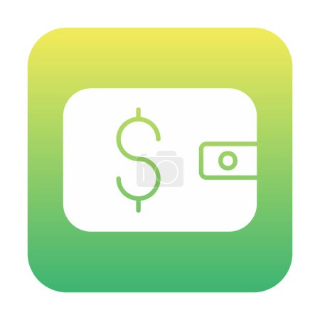 Ilustración de Wallet icon, vector illustration simple design - Imagen libre de derechos