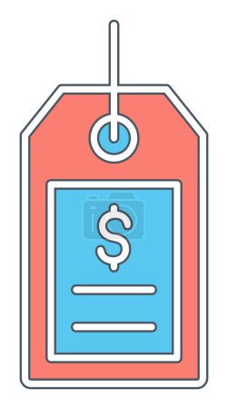 Illustration for Simple Price Tag icon, vector illustration - Royalty Free Image