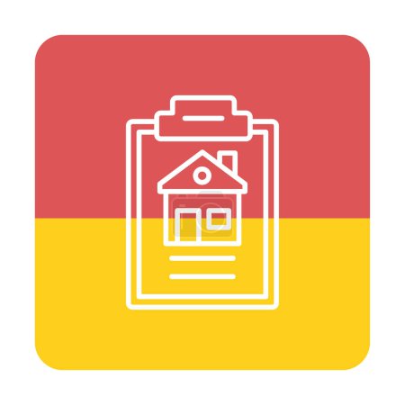Illustration for Vector illustration of House Preview modern icon - Royalty Free Image