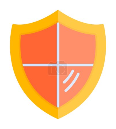 Illustration for Shield icon, vector illustration - Royalty Free Image