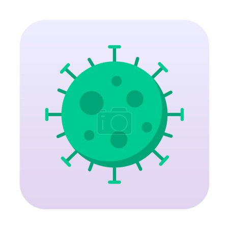 Ilustración de Corona virus pandemia icono ilustración vector - Imagen libre de derechos
