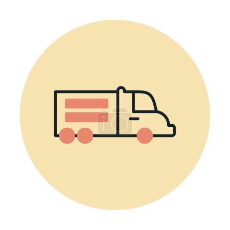 Illustration for Truck icon vector for your web and mobile app design, delivery truck logo concept - Royalty Free Image
