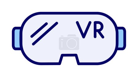 Photo for Vr glasses icon vector illustration - Royalty Free Image