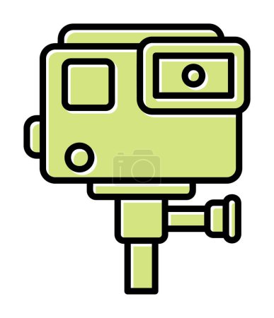 Photo for Action Camera icon vector illustration - Royalty Free Image