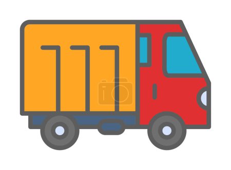 Foto de Vector icono de camión para su diseño web y aplicación móvil, concepto de logotipo de camión de carga - Imagen libre de derechos