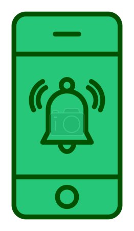 Illustration for Notification  icon vector illustration. - Royalty Free Image