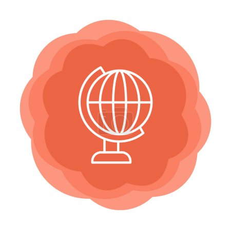 Illustration for World Globe icon vector illustration - Royalty Free Image
