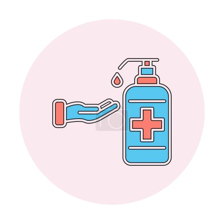 Illustration for Simple Hand Wash icon, vector illustration - Royalty Free Image