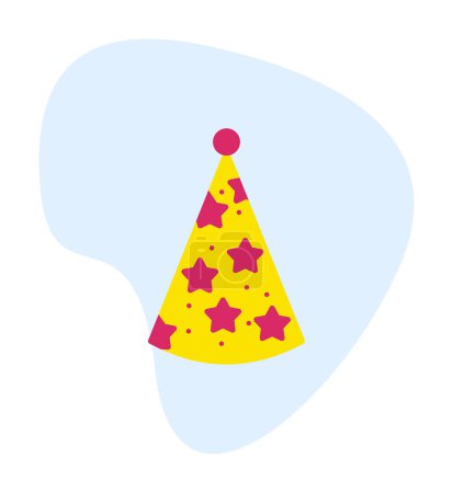 Téléchargez les illustrations : Simple icône Chapeau de fête, illustration vectorielle - en licence libre de droit