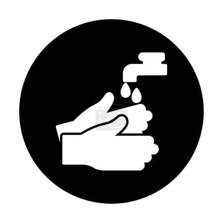 Illustration for Simple Hand Wash icon, vector illustration - Royalty Free Image