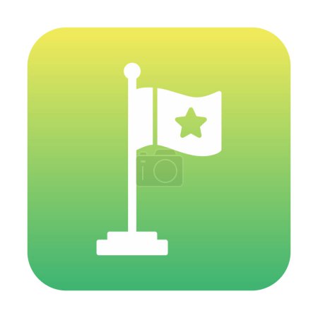 Illustration for Flag icon, vector illustration simple design - Royalty Free Image
