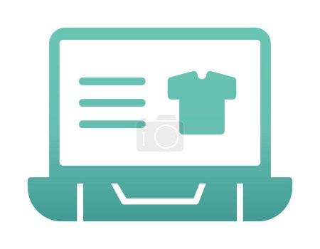 Photo for Online shopping icon for your project - Royalty Free Image