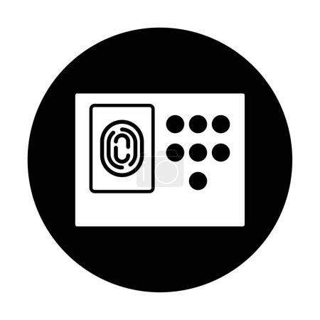 Téléchargez les illustrations : Illustration vectorielle d'icône de système de sécurité - en licence libre de droit