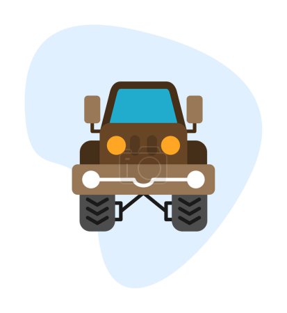 Illustration for Jeep icon vector illustration design - Royalty Free Image