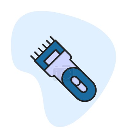 Ilustración de Simple icono de la máquina de afeitar eléctrica, vector de ilustración - Imagen libre de derechos