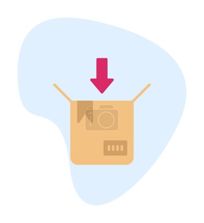 Ilustración de Icono del paquete vector ilustración - Imagen libre de derechos