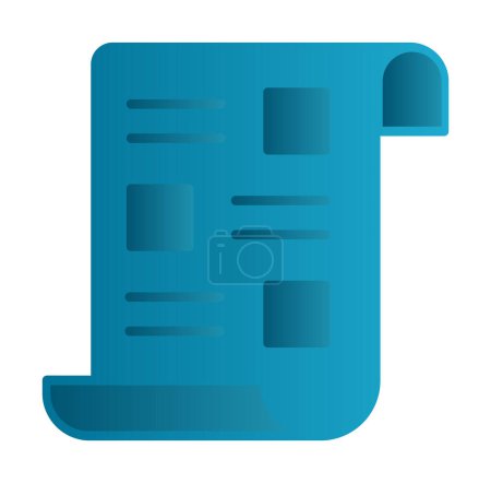 Illustration for Document icon, vector illustration simple design - Royalty Free Image