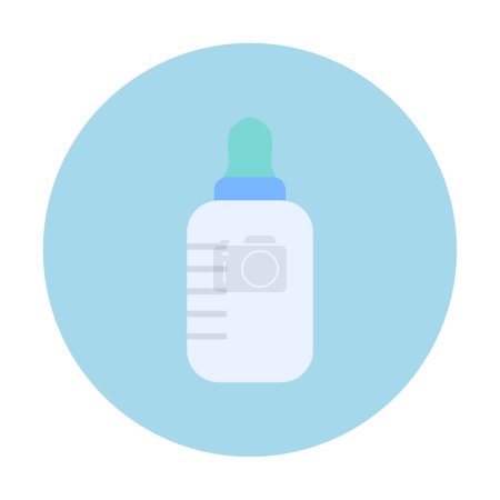Ilustración de Baby Bottle elemento icono web - Imagen libre de derechos