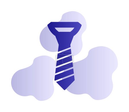Illustration for Tie icon vector illustration - Royalty Free Image