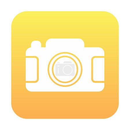 Illustration for Camera. web icon simple illustration - Royalty Free Image