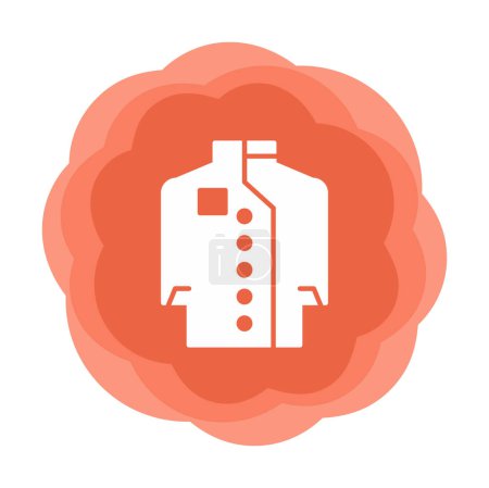 Illustration for Chef Coat web icon, vector illustration - Royalty Free Image