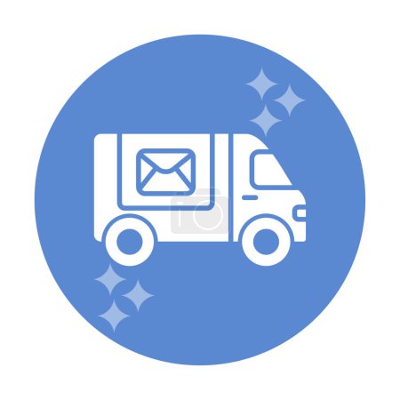 Illustration for Postal Delivery icon vector illustration - Royalty Free Image