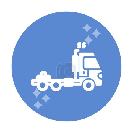 Téléchargez les illustrations : Camion icône vecteur pour votre conception web et application mobile, concept de logo de camion - en licence libre de droit