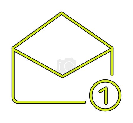 Ilustración de Vector ilustración del icono de correo - Imagen libre de derechos