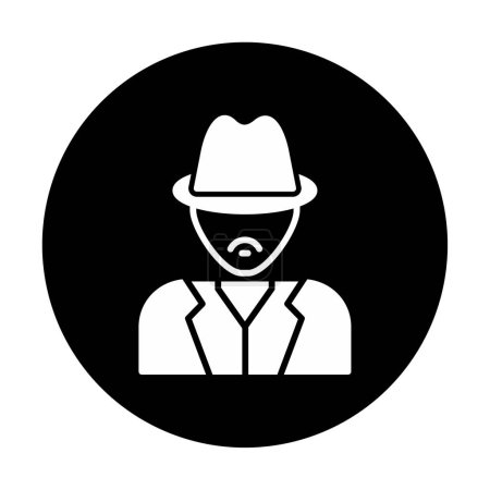 Detective icon vector illustration