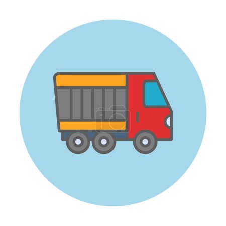 Illustration for Truck icon vector for your web and mobile app design, truck logo concept - Royalty Free Image