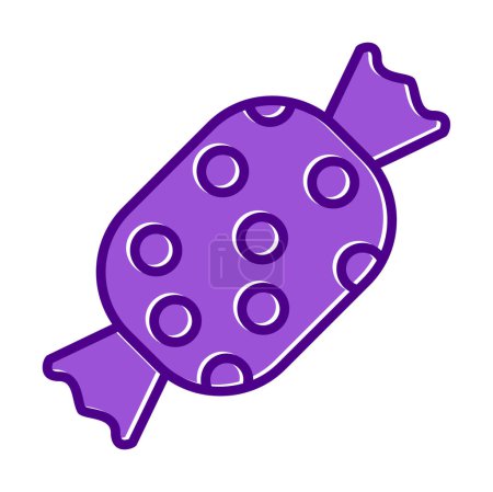 Illustration for Candy web icon vector illustration - Royalty Free Image