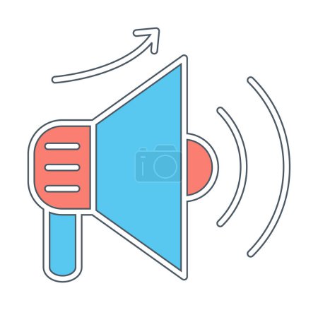 Illustration for Simple Marketing Incerase icon, vector illustration - Royalty Free Image