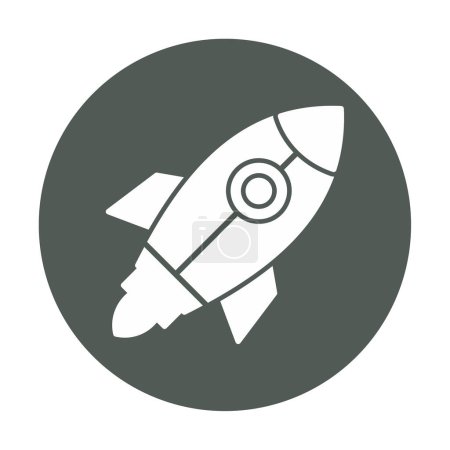Illustration for Vector illustration of rocket. Startup concept - Royalty Free Image